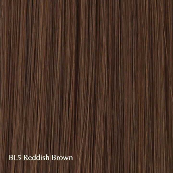 Contessa by Raquel Welch | Remy Human Hair | Lace Front Wig | Hand Tied (Mono Top) Raquel Welch Remy Human Hair BL5 Reddish Brown / Front to Back: 14" | Front to Back: 14" | Ear to Ear: 11.75" | Hair Lengths: 12"-14" | Circumference: 21.25" / Average
