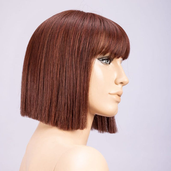 Cri Wig by Ellen Wille | Mono Part Ellen Wille Synthetic Cherry Red Mix 133.33 | Dark burgundy Red blended w/ Fire Red / Front: 3.5" |  Crown: 10" |  Sides: 8" | Nape: 2.25" / Petite / Average