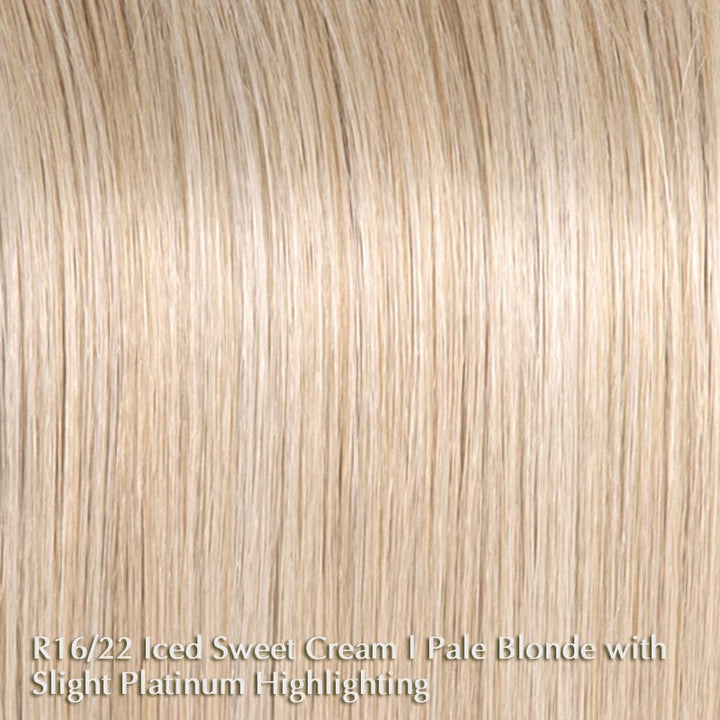 Crushing on Casual Elite by Raquel Welch | Synthetic Lace Front Wig (100% Hand-Tied) Raquel Welch Synthetic R16/22 Iced Sweet Cream / Front: 4" | Crown: 4" | Side: 2.25" | Back: 3.5" | Nape: 2.25" / Average
