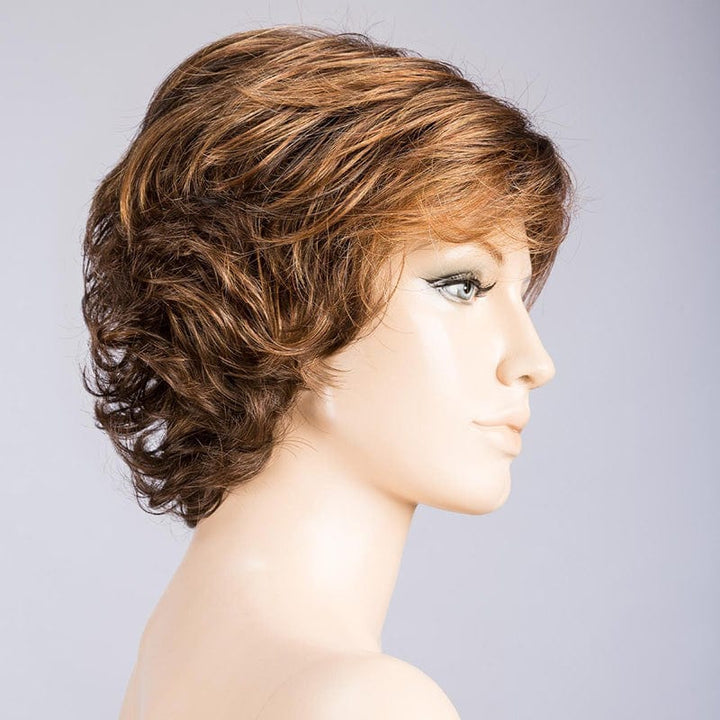 Daily by Ellen Wille  | Synthetic Wigs (Mono Crown) Ellen Wille Synthetic Hazelnut Mix / Front: 4.75" |  Crown: 5" |  Sides: 3.5" | Nape: 3.25" / Petite