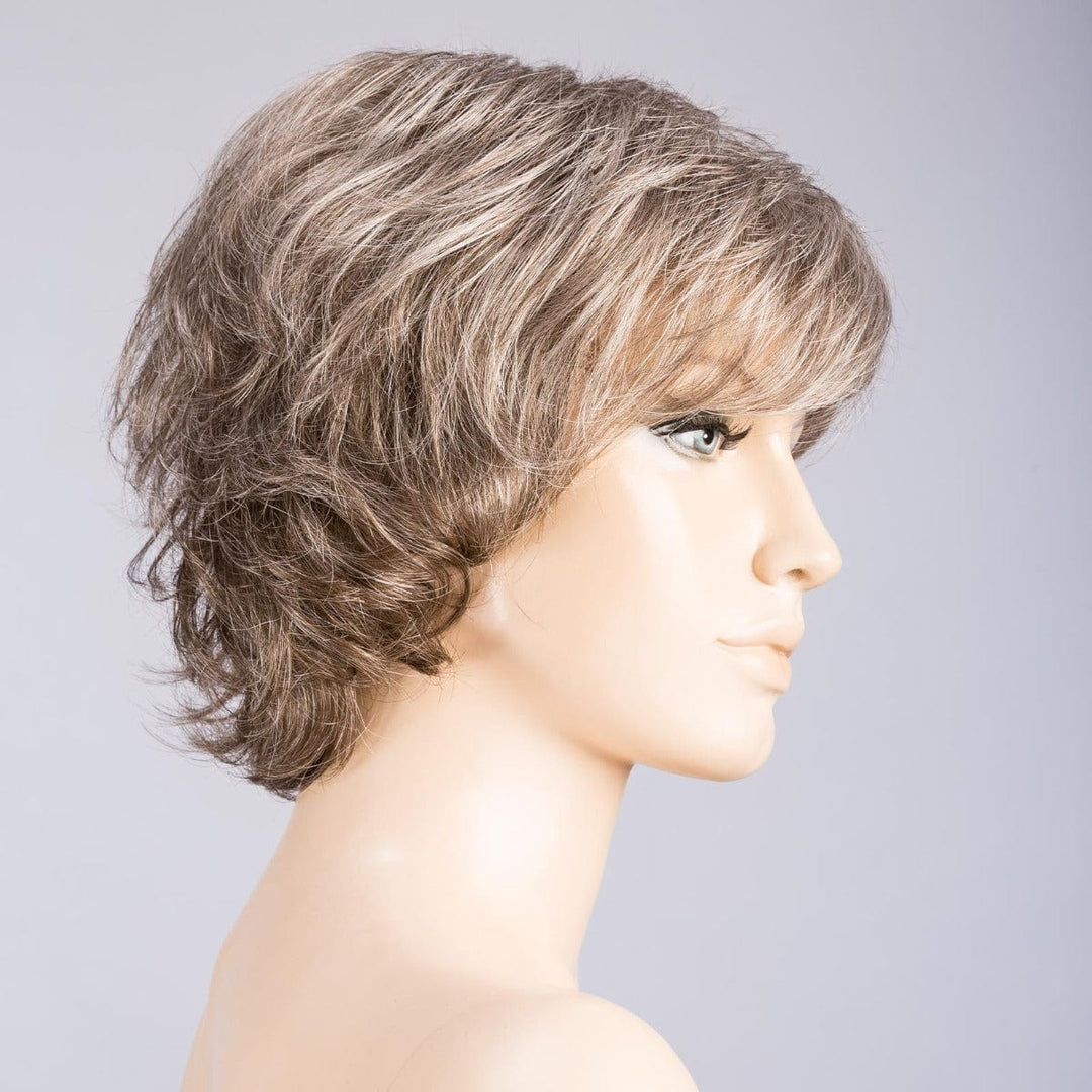 Daily by Ellen Wille  | Synthetic Wigs (Mono Crown) Ellen Wille Synthetic Smoke Mix / Front: 4.75" |  Crown: 5" |  Sides: 3.5" | Nape: 3.25" / Petite