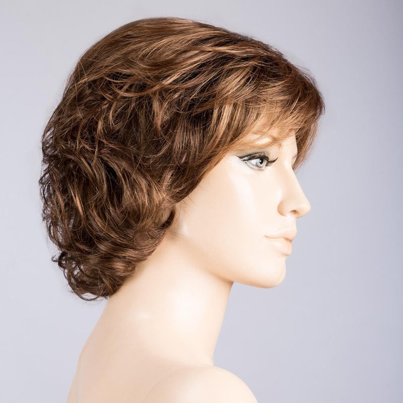 Daily Large by Ellen Wille | Synthetic Wig (Mono Crown) Ellen Wille Synthetic Mocca Rooted / Front: 4.75" |  Crown: 5" |  Sides: 3.5" | Nape: 3.25" / Large