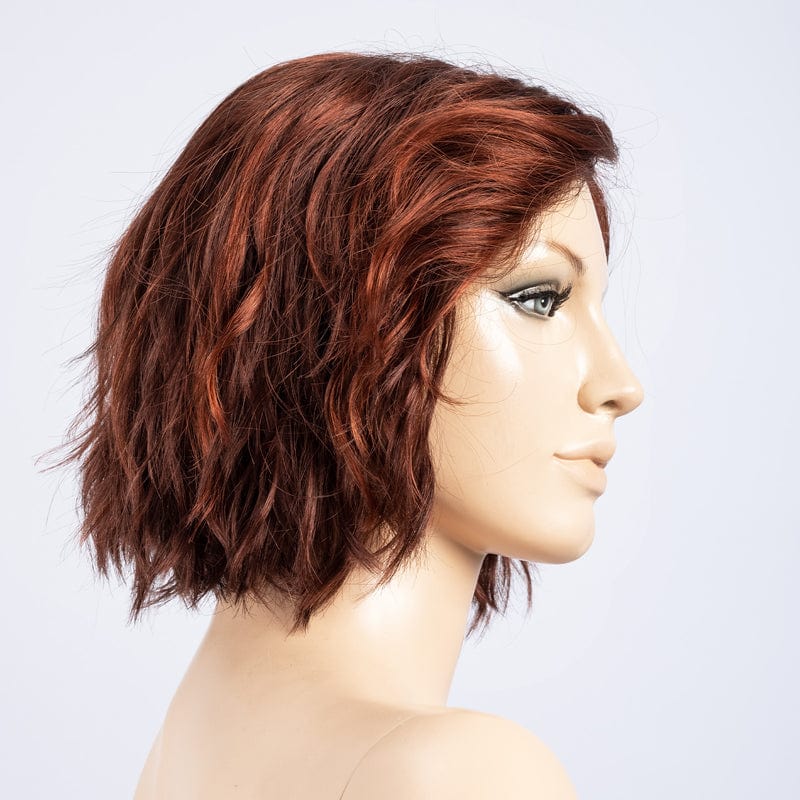 Dance by Ellen Wille | Synthetic Wig (Mono Part) Ellen Wille Synthetic Hot Chili Mix. / Front: 7.5" |  Crown: 9.5" |  Sides: 7.5" | Nape: 2.5" / Petite / Average