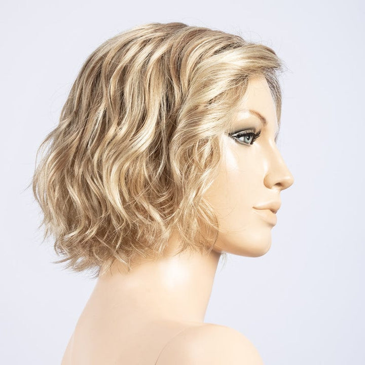 Dance by Ellen Wille | Synthetic Wig (Mono Part) Ellen Wille Synthetic Sandy Blonde Rooted / Front: 7.5" |  Crown: 9.5" |  Sides: 7.5" | Nape: 2.5" / Petite / Average