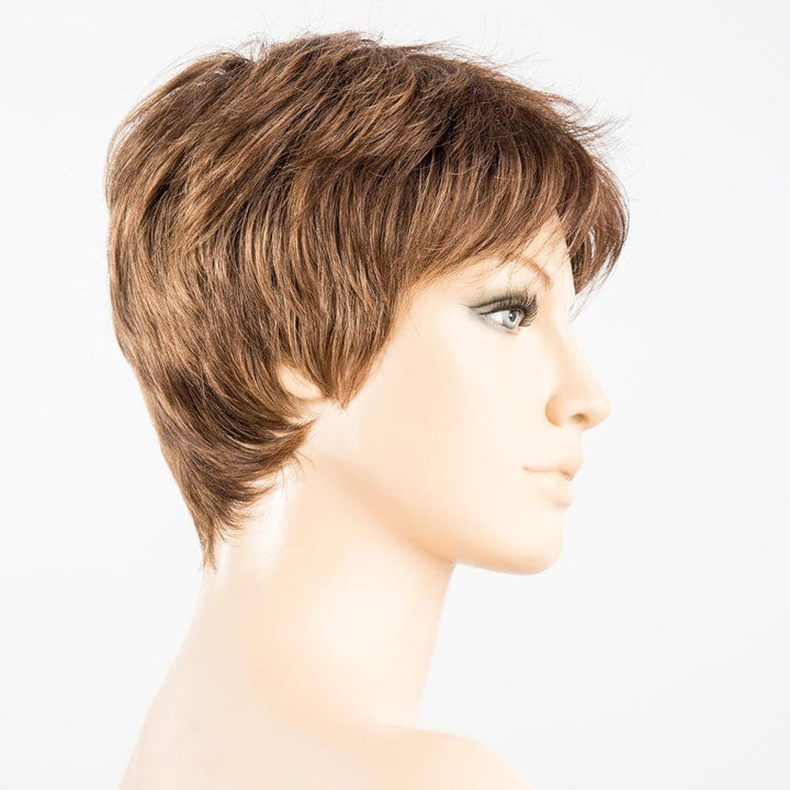 Debbie Wig by Ellen Wille | Synthetic Wig (Mono Crown) Ellen Wille Synthetic Mocca Rooted / Front: 3” |  Crown: 4” |  Sides: 2” |  Nape: 1.5” / Petite