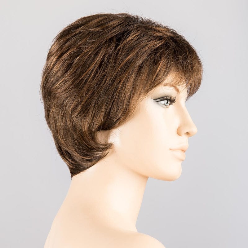 Desire Wig by Ellen Wille | Synthetic Lace Front Wig (Hand-Tied) Ellen Wille Synthetic Chocolate Mix / Front: 3" | Crown: 3.75" | Sides: 2" | Nape: 1.5" / Petite / Average