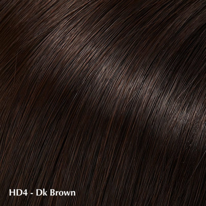 easiFringe (HD) by Jon Renau | Heat Friendly Synthetic Clip in Bangs (Mono Base) Jon Renau Hair Pieces 4 Brownie Finale / Base Dimension: 6.5" x 3" (W x L)  Length: 7.5" to 12" / Small Area