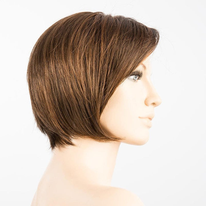 Echo Wig by Ellen Wille | Synthetic Lace Front Wig (Mono Part) Ellen Wille Synthetic Chocolate Mix / Front: 4.25" |  Crown: 7" |  Sides: 4" |  Nape: 1.5" / Petite