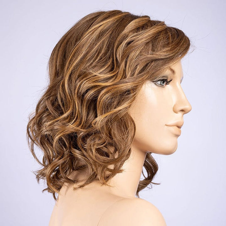 Eclat Wig by Ellen Wille | Heat Friendly Synthetic Lace Front Wig (Mono Top Ellen Wille Heat Friendly Synthetic Bernstein Mix / Front: 4.5" | Crown: 10" | Sides: 9.25" | Nape: 9" / Petite