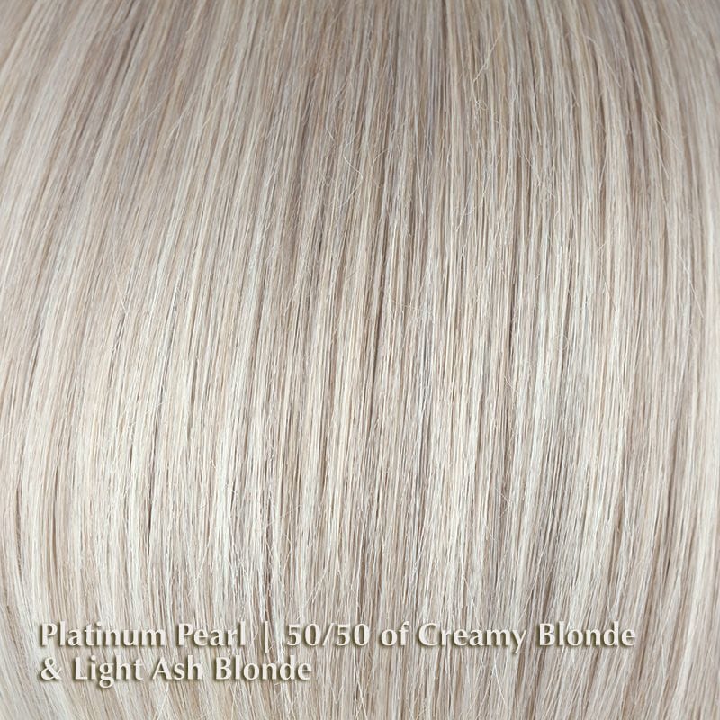 Eden Wig by Noriko | Synthetic Lace Front Wig (Mono Part) Noriko Synthetic Platinum Pearl | / Bang: 7.48” | Sides: 5.9” | Crown: 7.08” | Nape: 1.96” | Back: 7.08” / Average