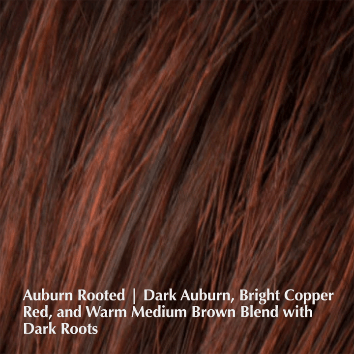 Effect Hair Topper by Ellen Wille | Synthetic Ellen Wille Hair Toppers Auburn Rooted / 7" - 11.5" / Base Size:  7” x 6.5”