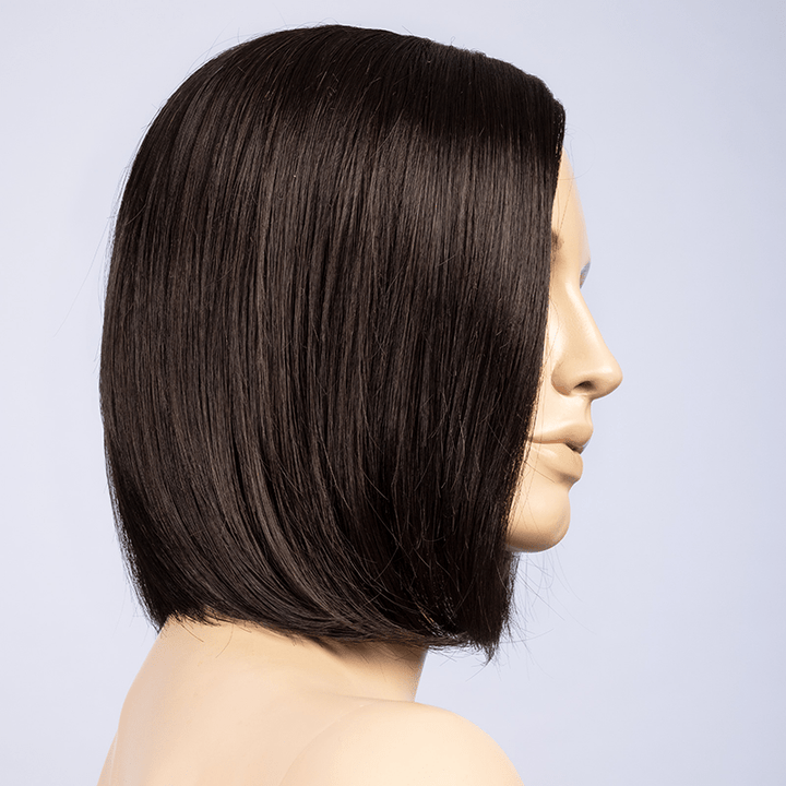 Elite Small Wig by Ellen Wille | Synthetic Lace Front Wig (Mono Part) Ellen Wille Synthetic Espresso Mix / Front: 7" | Crown: 9.5" | Sides: 7.5" | Nape: 3" / Petite