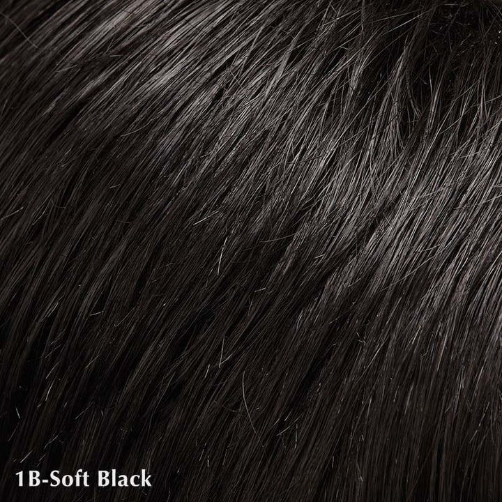 Elizabeth Wig by Jon Renau | Heat Friendly | Synthetic Lace Front Wig (Mono Top) Jon Renau Heat Friendly Synthetic 1B Hot Fudge / Bang: 6" | Crown: 10" | Sides: 38.5" | Nape: 6" / Average