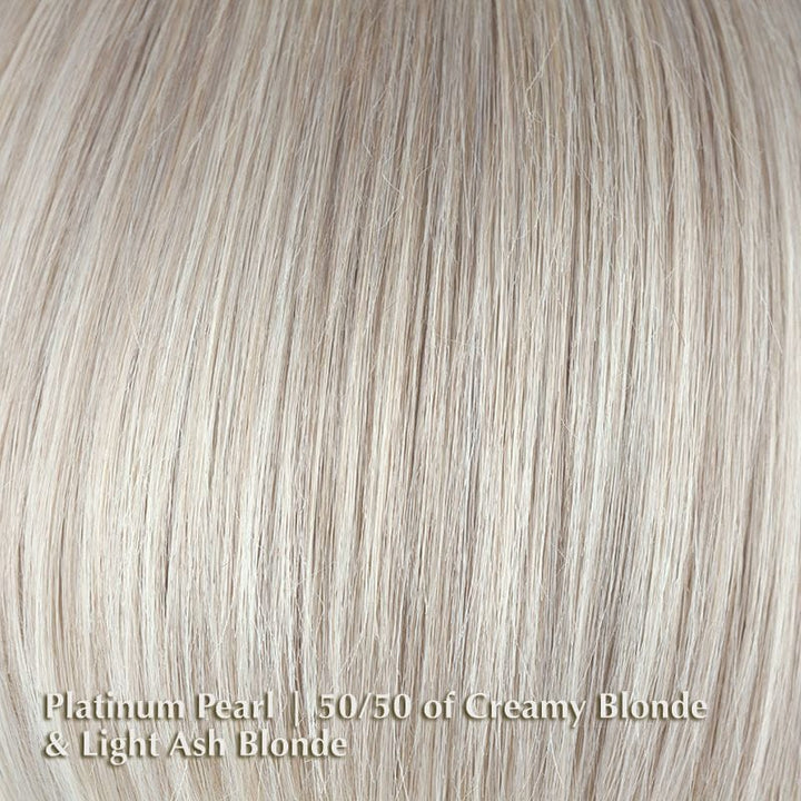 Elliot Wig by Noriko | Synthetic Wig (Basic Cap) Noriko Synthetic Platinum Pearl | / Bang: 3.93” | Crown: 9.84” | Nape: 14.17” | Back: 13” / Average