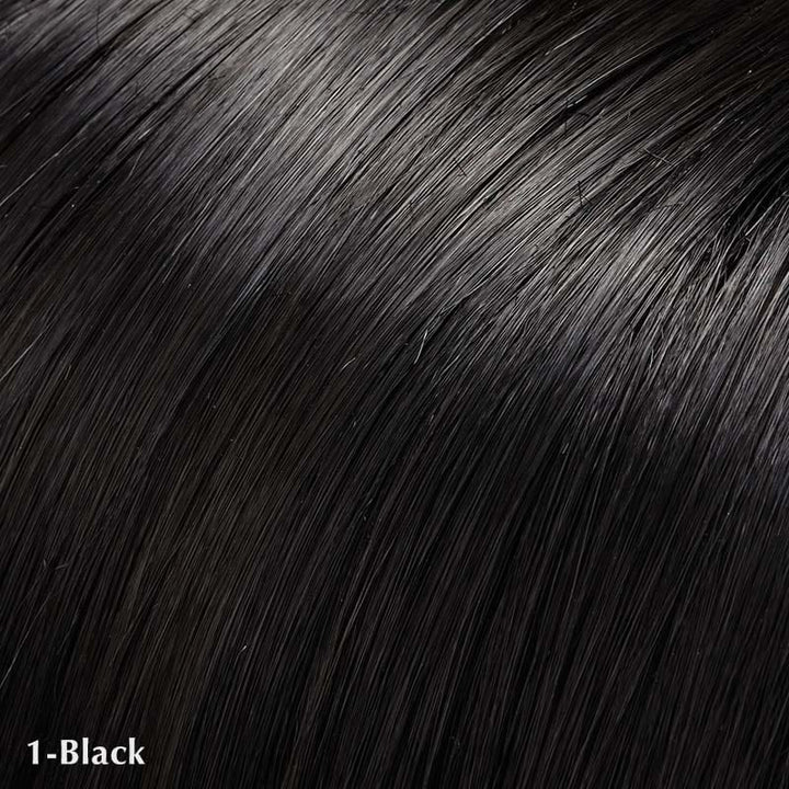 Emilia Wig by Jon Renau | Synthetic Lace Front Wig (Mono Top) Jon Renau Synthetic 1 Jet / Bang: 4.5" | Crown 12" | Sides: 8.75" | Nape: 5" / Average