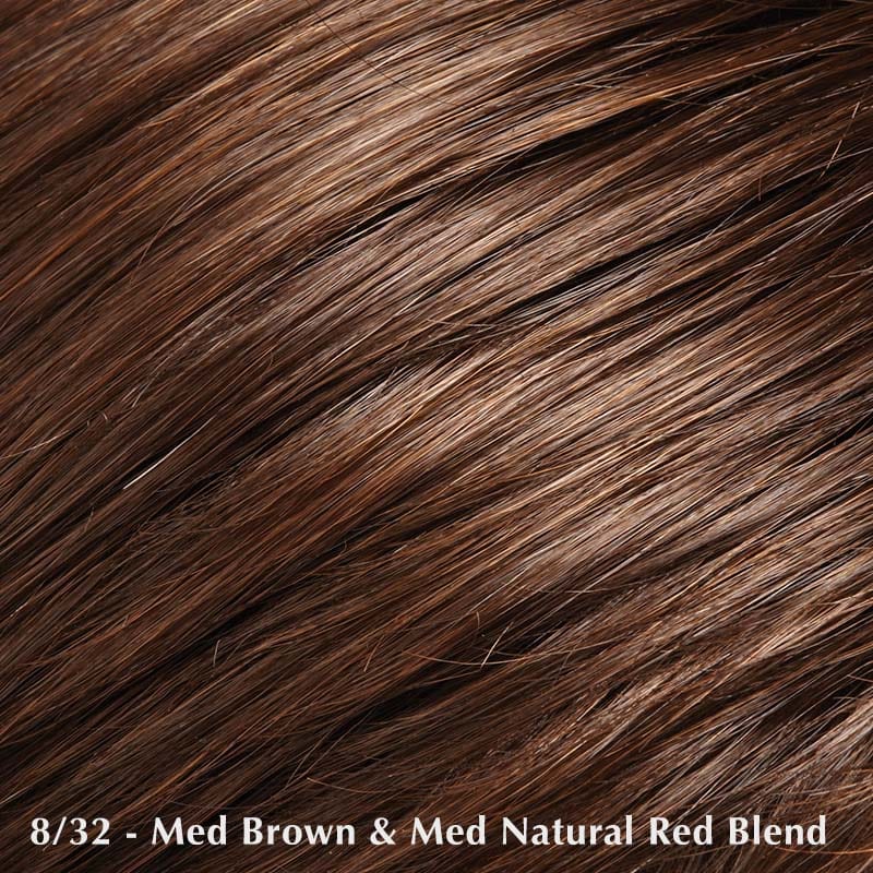 Emilia Wig by Jon Renau | Synthetic Lace Front Wig (Mono Top) Jon Renau Synthetic 8/32 Cocoa Bean / Bang: 4.5" | Crown 12" | Sides: 8.75" | Nape: 5" / Average