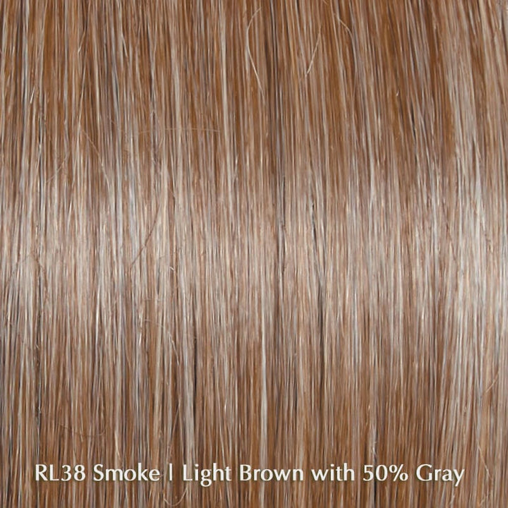Enchant by Raquel Welch | Heat Friendly | Synthetic Wig (Basic Cap) Raquel Welch Heat Friendly Synthetic RL38 Smoke / Front: 4" | Crown: 5.25" | Side: 3" | Back: 3" | Nape: 2.5" / Average