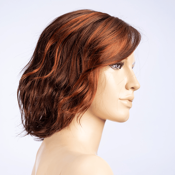 Esprit Wig by Ellen Wille | Synthetic Lace Front Wig (Mono Part) Ellen Wille Synthetic Auburn Lighted / Front: 7.5" | Crown: 10" | Sides: 7.25" | Nape: 7.25" / Petite