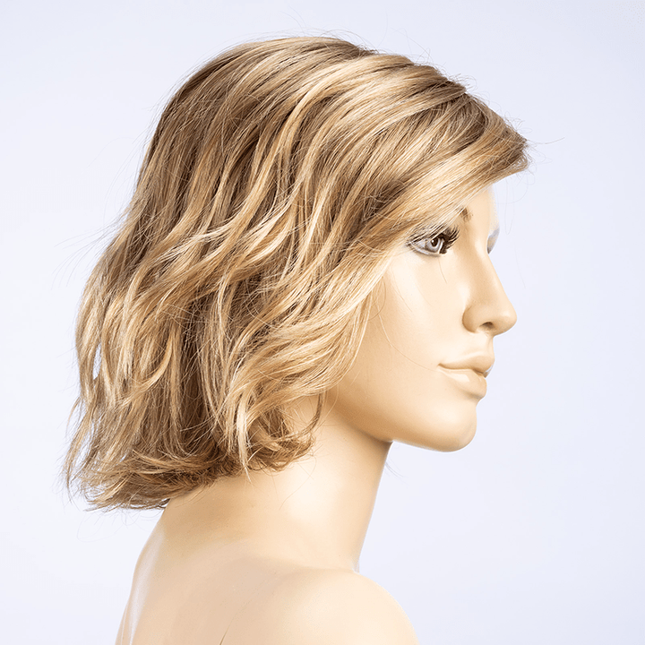 Esprit Wig by Ellen Wille | Synthetic Lace Front Wig (Mono Part) Ellen Wille Synthetic Caramel Rooted / Front: 7.5" | Crown: 10" | Sides: 7.25" | Nape: 7.25" / Petite