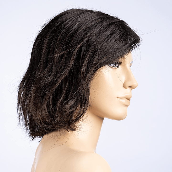 Esprit Wig by Ellen Wille | Synthetic Lace Front Wig (Mono Part) Ellen Wille Synthetic Espresso Rooted / Front: 7.5" | Crown: 10" | Sides: 7.25" | Nape: 7.25" / Petite