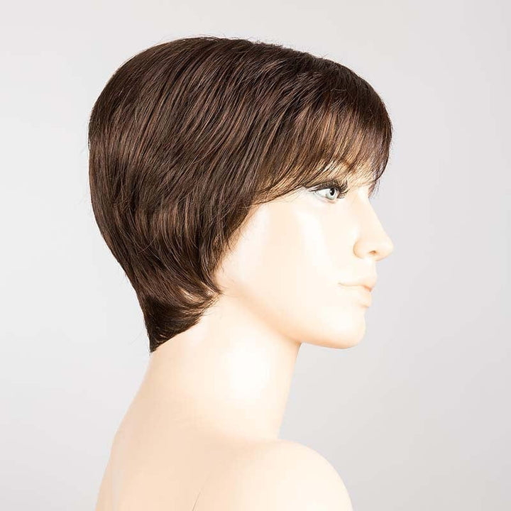Ever Mono Wig by Ellen Wille | Synthetic Lace Front Wig (Mono Top) Ellen Wille Synthetic Dark Chocolate Mix / Front: 4" | Crown: 5" | Side: 2.25" | Nape: 2.0" / Petite / Average