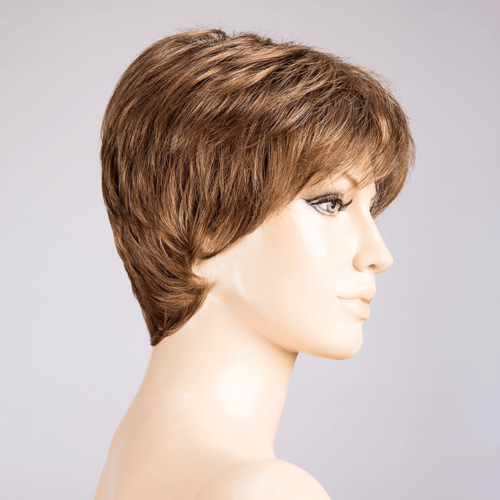 Fair Mono Wig by Ellen Wille | Synthetic Lace Front Wig (Mono Top) Ellen Wille Synthetic Chocolate Rooted / Front: 3.5" | Crown: 3" | Sides: 3.5" | Nape: 2.5" / Petite
