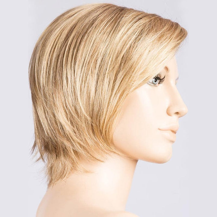 Fame by Ellen Wille | Synthetic Wig | Extended Lace Front (Mono Part) Ellen Wille Synthetic Caramel Mix | / Front: 4" | Crown: 6" | Sides: 4" | Nape: 3.5" / Petite / Average
