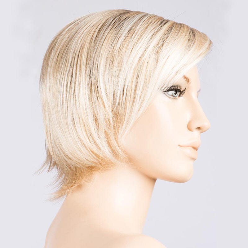 Fame by Ellen Wille | Synthetic Wig | Extended Lace Front (Mono Part) Ellen Wille Synthetic Pastel Blonde Rooted | / Front: 4" | Crown: 6" | Sides: 4" | Nape: 3.5" / Petite / Average