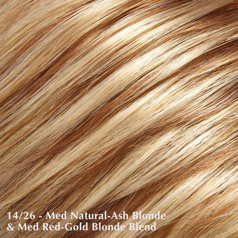 Fiery Wig by Jon Renau | Heat Friendly | Synthetic Lace Front Wig (Mono Top) Jon Renau Heat Friendly Synthetic 14/26 New York Cheesecake / Bang: 8" | Crown: 14" | Sides: 12.5" | Nape: 10.5" / Average