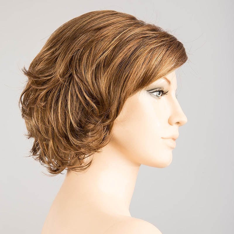 Flair Mono Wig by Ellen Wille | Synthetic Lace Front Wig (Mono Top) Ellen Wille Synthetic Hot Mocca Rooted / Front: 4" |  Crown: 5.5" |  Sides: 4" |  Nape: 3" / Petite