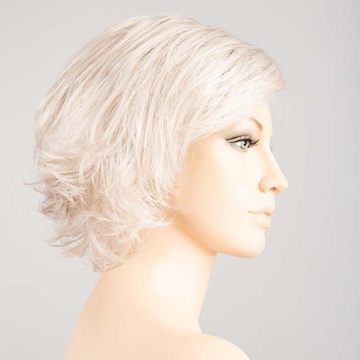 Flair Mono Wig by Ellen Wille | Synthetic Lace Front Wig (Mono Top) Ellen Wille Synthetic Silver Mix / Front: 4" |  Crown: 5.5" |  Sides: 4" |  Nape: 3" / Petite