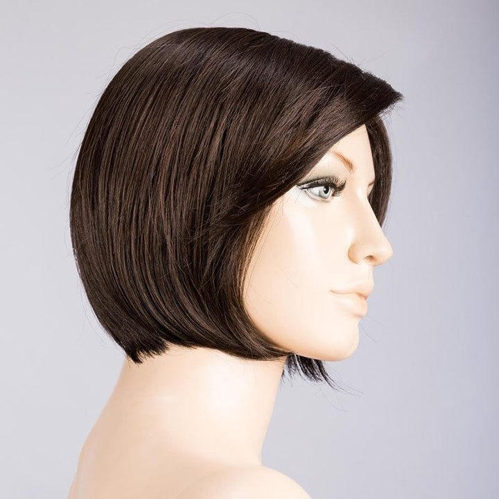 Fresh Wig by Ellen Wille | Synthetic Wig (Mono Part) Ellen Wille Synthetic Espresso Mix / Front: 3.5" | Crown: 6.5" | Sides: 6.5" | Nape: 1.25" / Petite