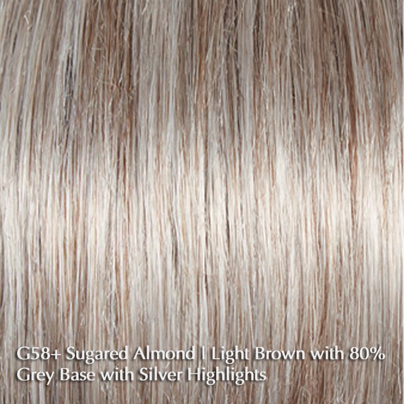 Gala Large Wig by Gabor | Synthetic Wig (Basic Cap) Gabor Synthetic G58+ Sugared Almond / Front: 4 1/2" | Crown: 5" | Sides: 1 1/2" | Back: 3 3/4" | Nape: 3" / Large