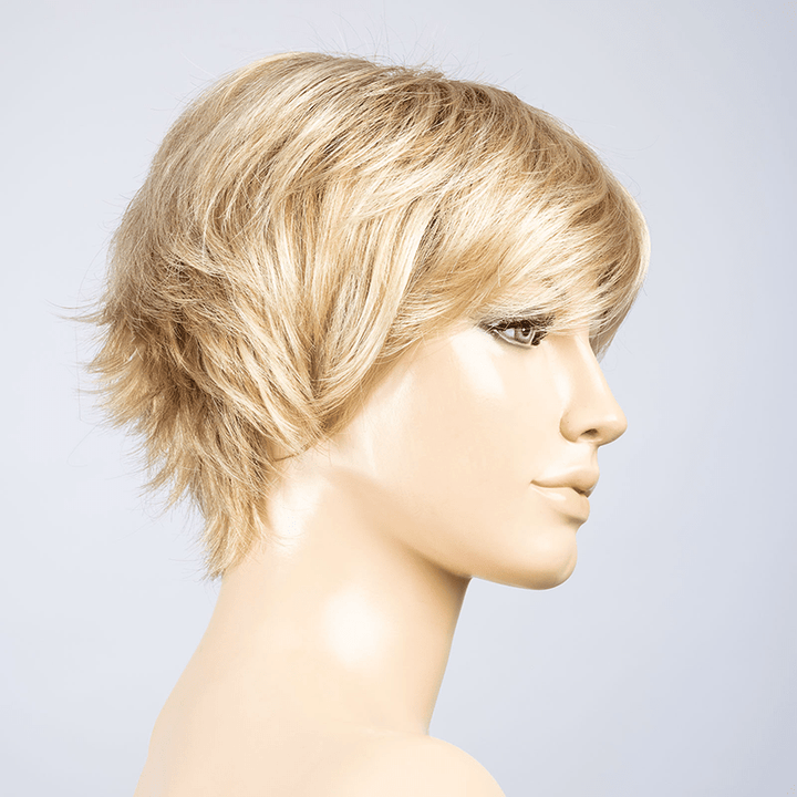 Gilda Mono Wig by Ellen Wille | Synthetic Lace Front Wig (Mono Top) Ellen Wille Synthetic Champagne Shaded / Front: 4.5" | Crown: 5" | Sides: 3" | Nape: 2.25" / Petite