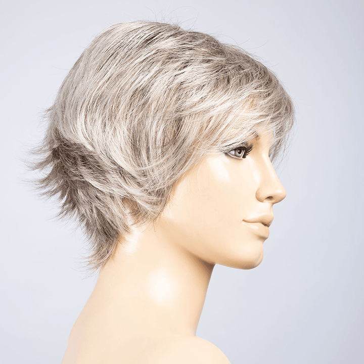 Gilda Mono Wig by Ellen Wille | Synthetic Lace Front Wig (Mono Top) Ellen Wille Synthetic Grey Multi Shaded / Front: 4.5" | Crown: 5" | Sides: 3" | Nape: 2.25" / Petite