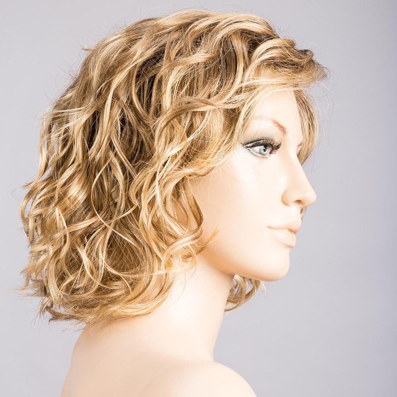 Girl Mono Wig by Ellen Wille | Synthetic Lace Front Wig (Mono Part) Ellen Wille Synthetic Caramel Rooted / Front: 6.5" |  Crown: 7.5" |  Sides: 9" |  Nape: 5" / Petite / Average