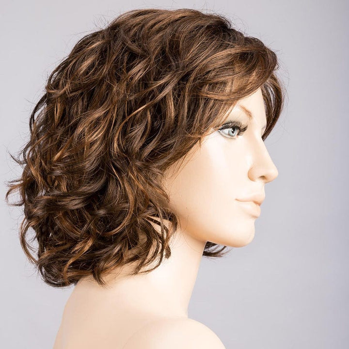 Girl Mono Wig by Ellen Wille | Synthetic Lace Front Wig (Mono Part) Ellen Wille Synthetic Chocolate Rooted / Front: 6.5" |  Crown: 7.5" |  Sides: 9" |  Nape: 5" / Petite / Average