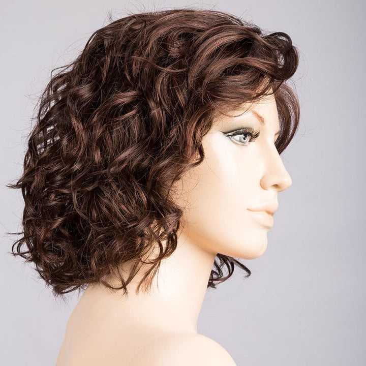 Girl Mono Wig by Ellen Wille | Synthetic Lace Front Wig (Mono Part) Ellen Wille Synthetic Dark Chocolate Rooted / Front: 6.5" |  Crown: 7.5" |  Sides: 9" |  Nape: 5" / Petite / Average
