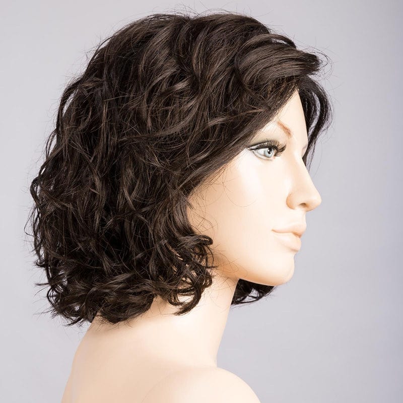 Girl Mono Wig by Ellen Wille | Synthetic Lace Front Wig (Mono Part) Ellen Wille Synthetic Espresso Rooted / Front: 6.5" |  Crown: 7.5" |  Sides: 9" |  Nape: 5" / Petite / Average