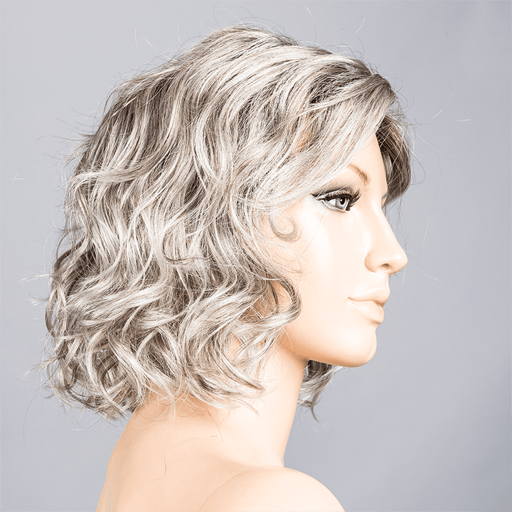 Girl Mono Wig by Ellen Wille | Synthetic Lace Front Wig (Mono Part) Ellen Wille Synthetic Stone Grey Rooted / Front: 6.5" |  Crown: 7.5" |  Sides: 9" |  Nape: 5" / Petite / Average