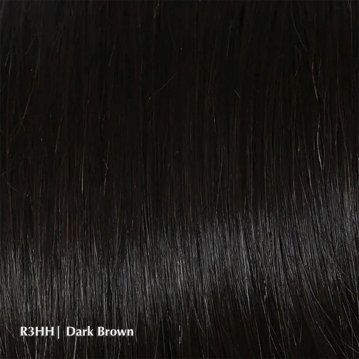 Grand Entrance by Raquel Welch | Human Hair | Heat Friendly | Lace Front Wig Raquel Welch Human Hair R3HH Dark Brown / Front: 8" | Crown: 12.25" | Side: 13" | Back: 13" | Nape: 15" / Average