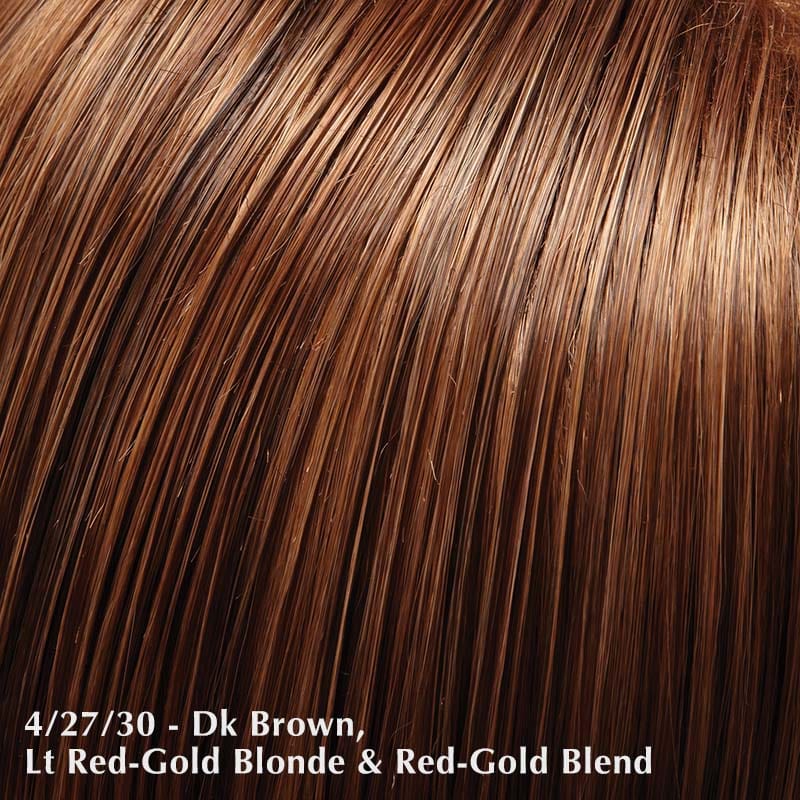 Haute Wig by Jon Renau | Heat Friendly | Synthetic Lace Front Wig (Mono Part) Jon Renau Heat Friendly Synthetic 4/27/30 Brownie Blondies / Bang: 11.5" | Crown: 12" | Sides: 8" | Nape: 4" / Average