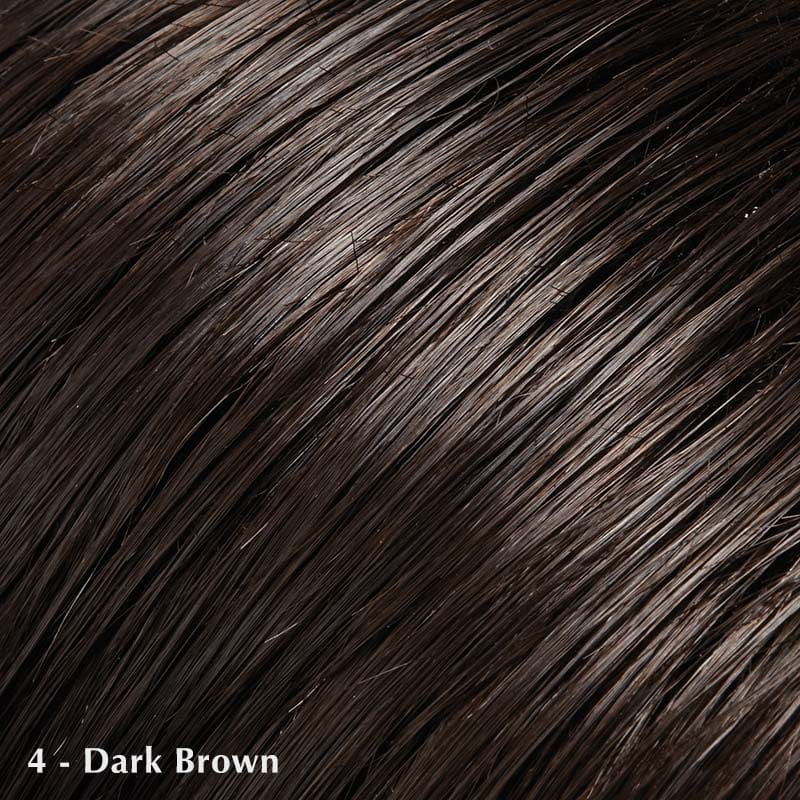 Heat Wig by Jon Renau | Heat Friendly | Synthetic Lace Front Wig (Basic Cap) Jon Renau Heat Friendly Synthetic 4 Brownie Finale / Bang: 4" | Crown: 7" | Sides: 5" | Nape: 14.5" / Average