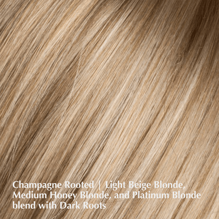 Ideal Topper by Ellen Wille | Remy Human Hair Lace Front Top Piece (Hand-Tied) Ellen Wille Remy Human Hair Champagne Rooted / 3.5" - 5.5" / Base Size:  11.5" x 9.5"
