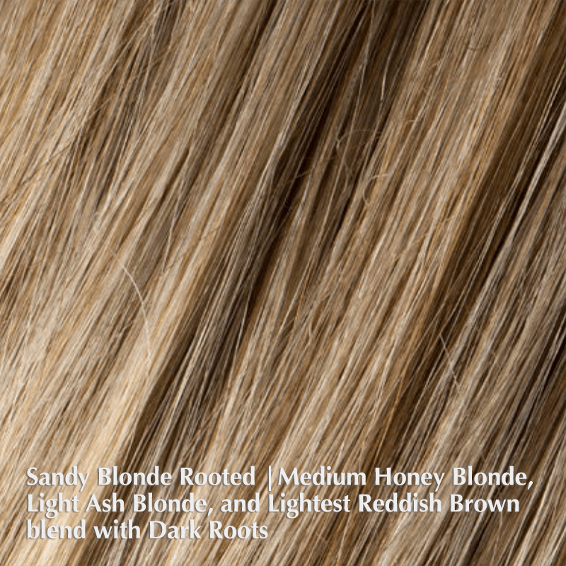 Ideal Topper by Ellen Wille | Remy Human Hair Lace Front Top Piece (Hand-Tied) Ellen Wille Remy Human Hair Sandy Blonde Rooted / 3.5" - 5.5" / Base Size:  11.5" x 9.5"