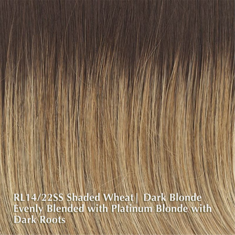 Influence Elite by Raquel Welch | Heat Friendly | Synthetic Wig (Mono Top) Raquel Welch Heat Friendly Synthetic SS14/22 Pale Gold Wheat / Front: 3.25" | Crown: 9.25" | Side: 5.75" | Back: 7.5" | Nape: 2.25" / Petite / Average