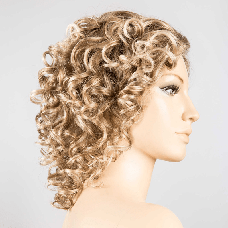 Jamila Plus Wig by Ellen Wille | Synthetic Lace Front Wig (Basic Cap) Ellen Wille Synthetic Champagne Rooted / Front: 4”-7” |  Crown: 3”-8” |  Sides: 6”-10” |  Nape: 3.5”-9" / Petite
