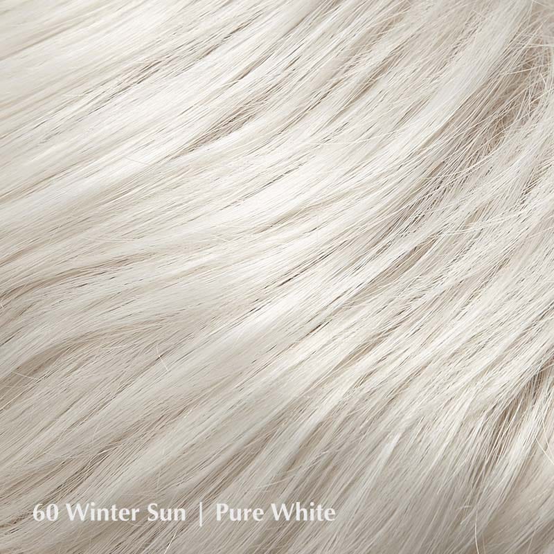 Jazz Mono by Jon Renau | Synthetic Wig (Mono Top) Jon Renau Synthetic 60 Winter Sun / Front: 4.5" | Crown: 5" | Sides: 3.75" | Nape: 2.75" / Average