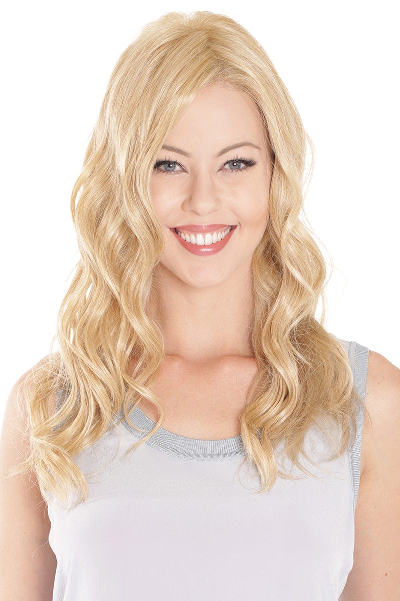Lace Front Mono Top Wave 18 Topper by Belle Tress | Synthetic Heat Friendly Topper | Creative Lace Front Belle Tress Hair Toppers
