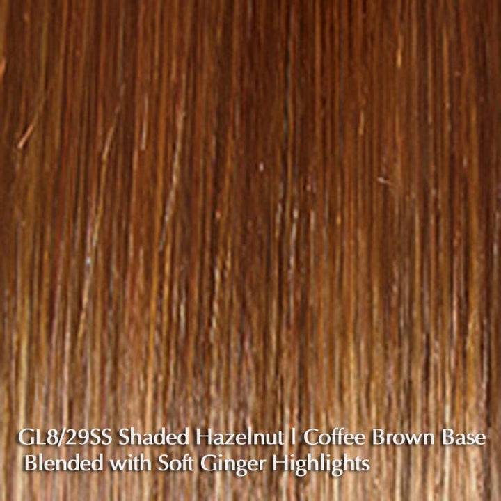 Lets Lambada Wig by Gabor | Synthetic Wig (Basic Cap) Gabor Synthetic GL 8-29SS Hazelnut / Front: 5.75" | Side: 2.5" | Back: 3.5" | Crown: 5" | Nape: 1.75" / Average